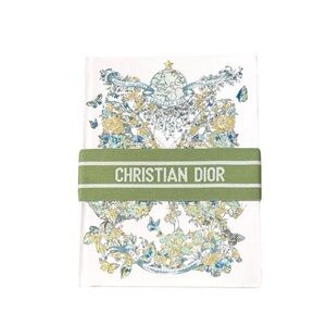 Christian Dior Floral around the workd Notebook with Green Band